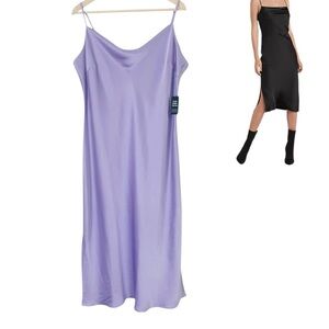 Express Lavender Midi Dress